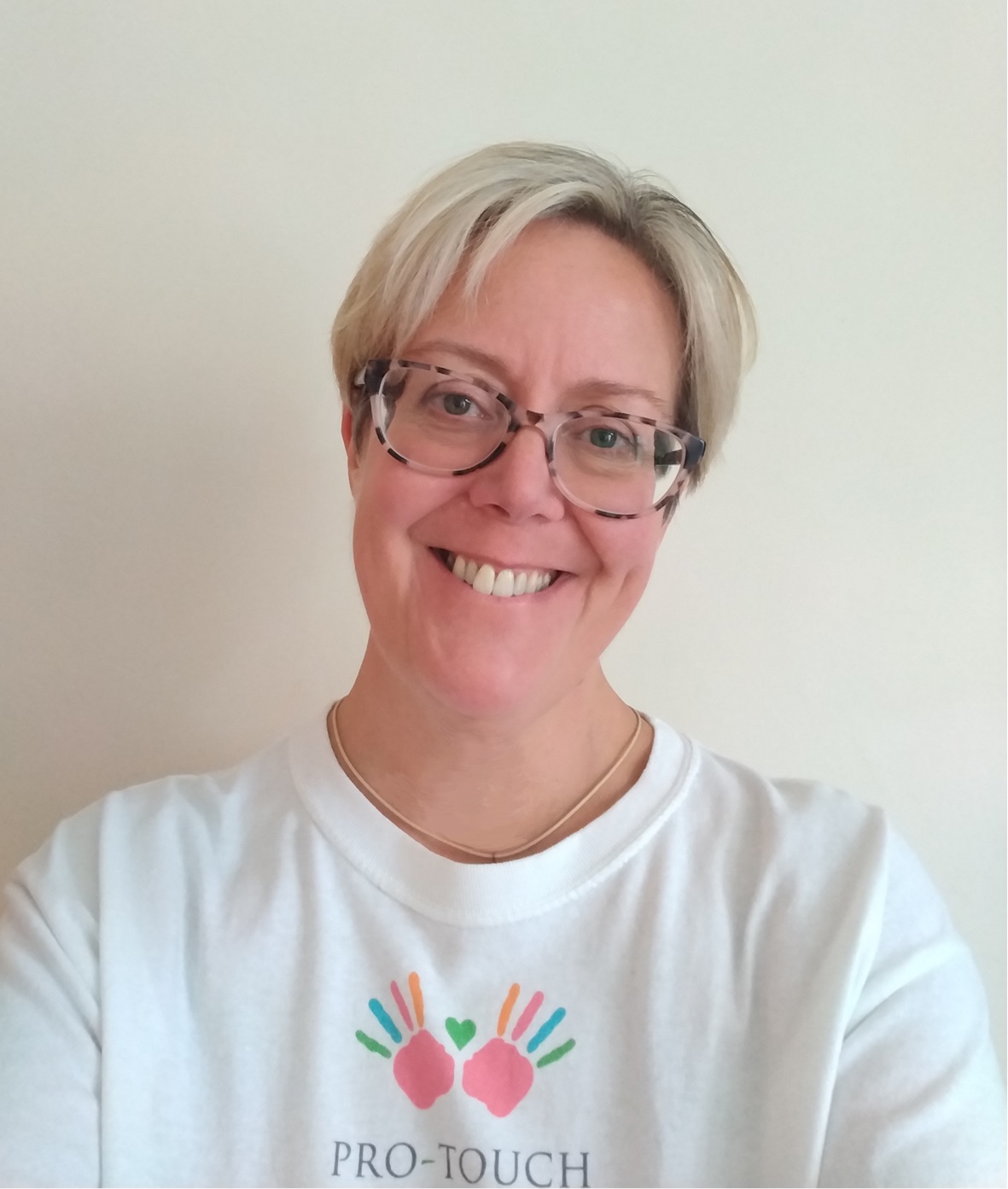 Lizzie Badger in a Pro-Touch Movement t-shirt